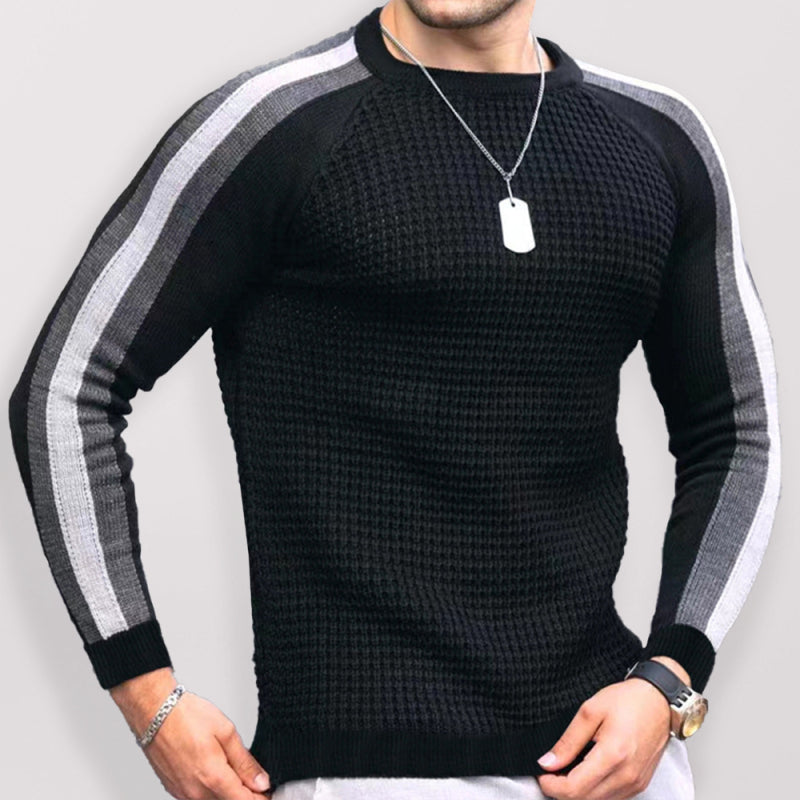 Suéter informal con parte inferior holgada para hombre