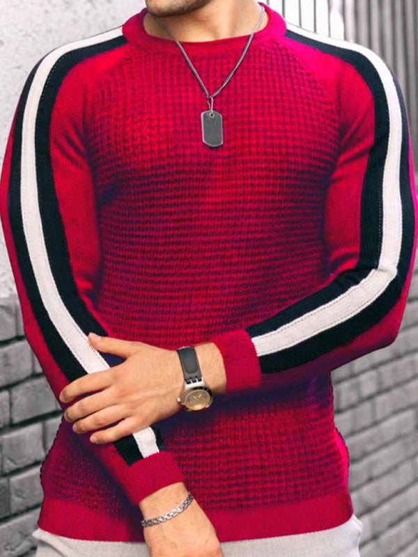 Suéter informal con parte inferior holgada para hombre