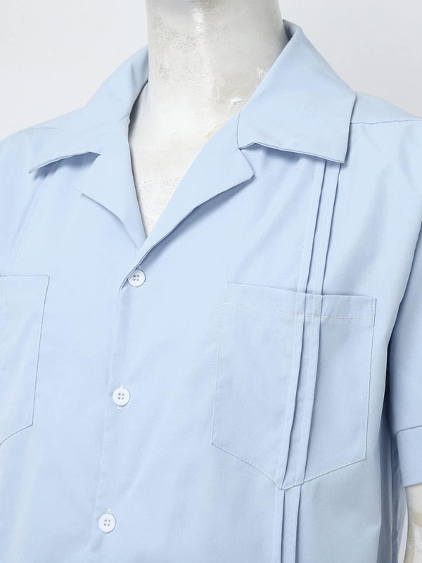 Conjunto de camisa informal suelta de lino + pantalones cortos