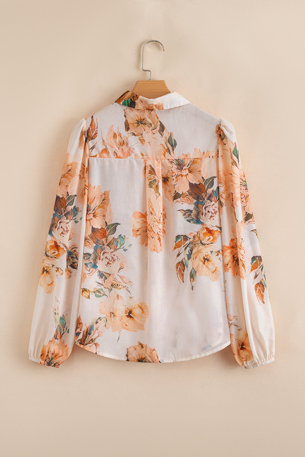 Blusa floral elegante para primavera y otoño