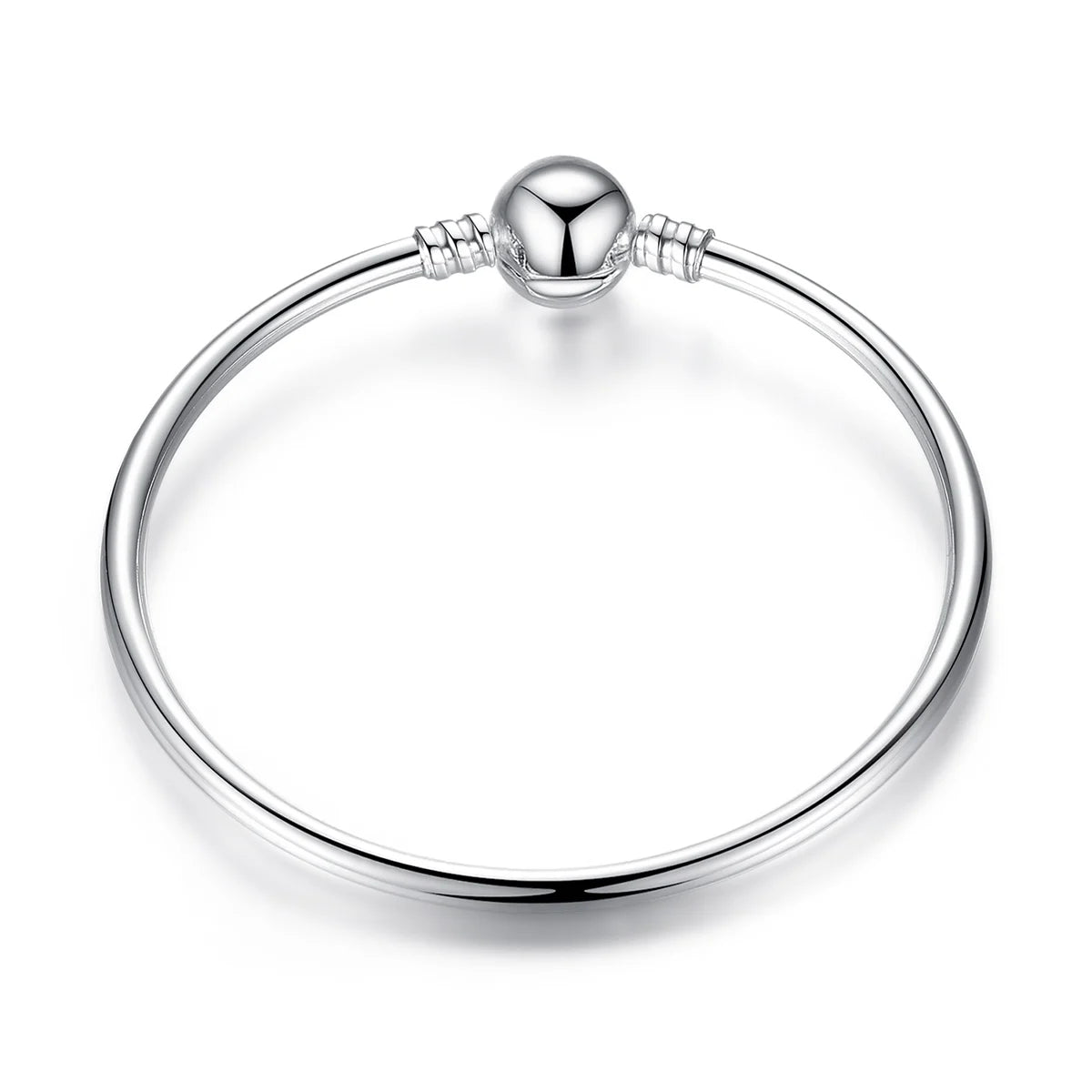 Pulsera y brazalete de cadena de serpiente de plata esterlina 925 con engaste pavé de circonita cúbica para mujer, colgante con abalorio.