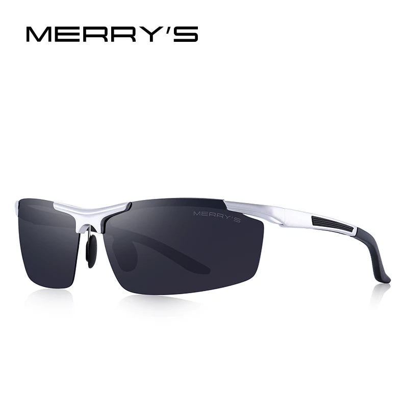 Lentes de sol clásicos de aleación de aluminio para hombre,  polarizadas HD, con protección UV400 S853