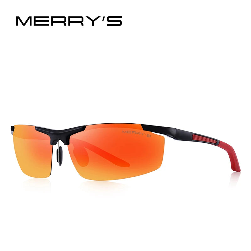 Lentes de sol clásicos de aleación de aluminio para hombre,  polarizadas HD, con protección UV400 S853