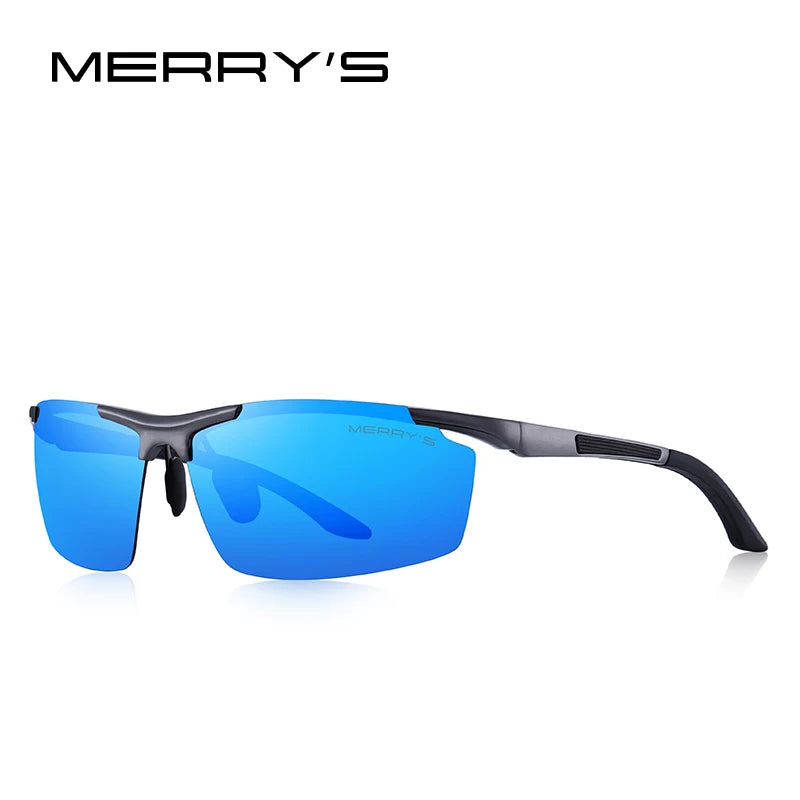 Lentes de sol clásicos de aleación de aluminio para hombre,  polarizadas HD, con protección UV400 S853