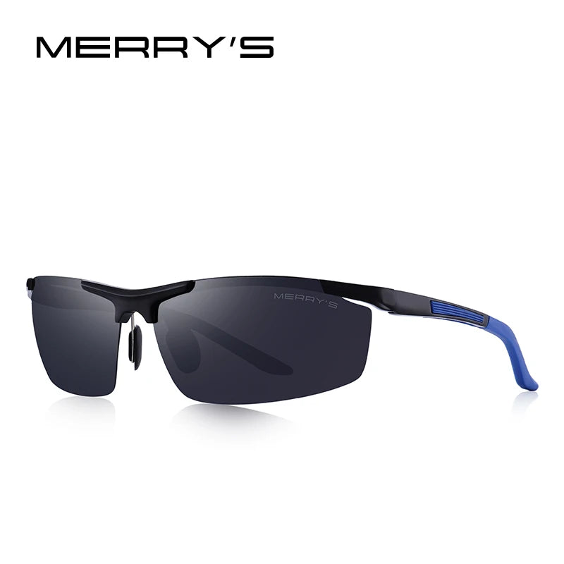 Lentes de sol clásicos de aleación de aluminio para hombre,  polarizadas HD, con protección UV400 S853