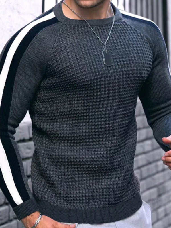 Suéter informal con parte inferior holgada para hombre