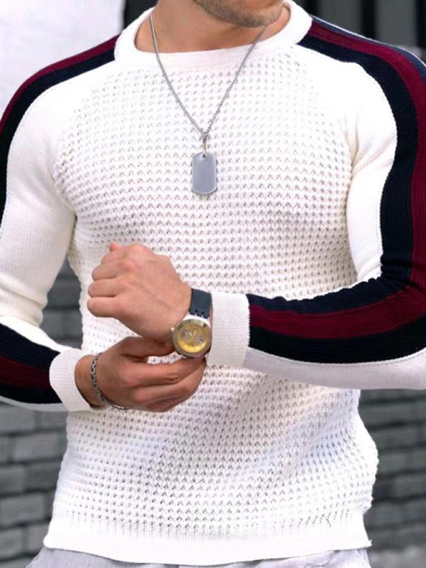 Suéter informal con parte inferior holgada para hombre
